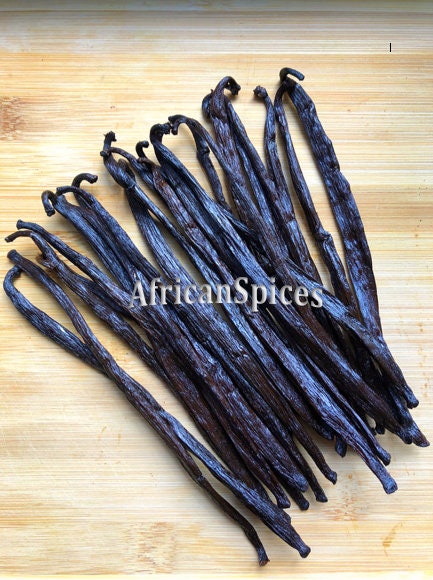 50 organic Madagascar extract-grade vanilla beans