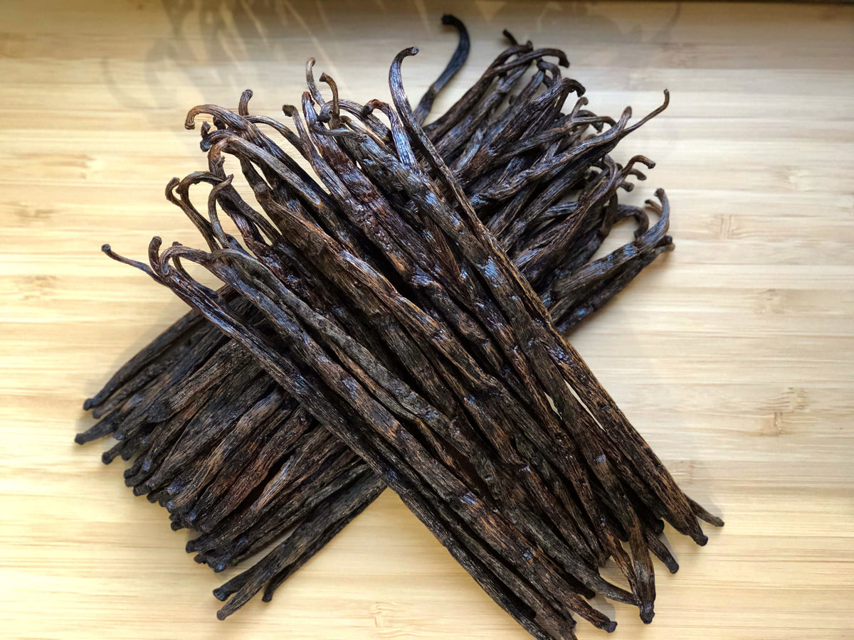 Half-pound extra-large Madagascar Grade B vanilla beans