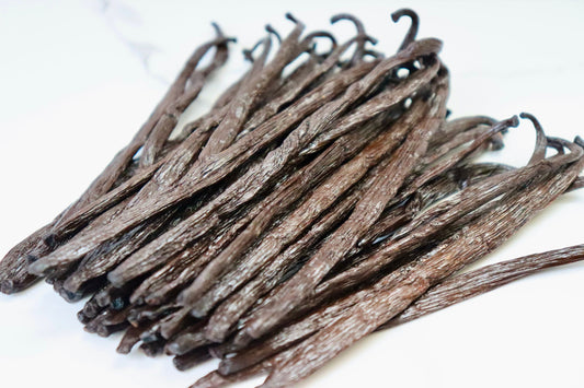25 organic Madagascar Grade B vanilla beans for extract